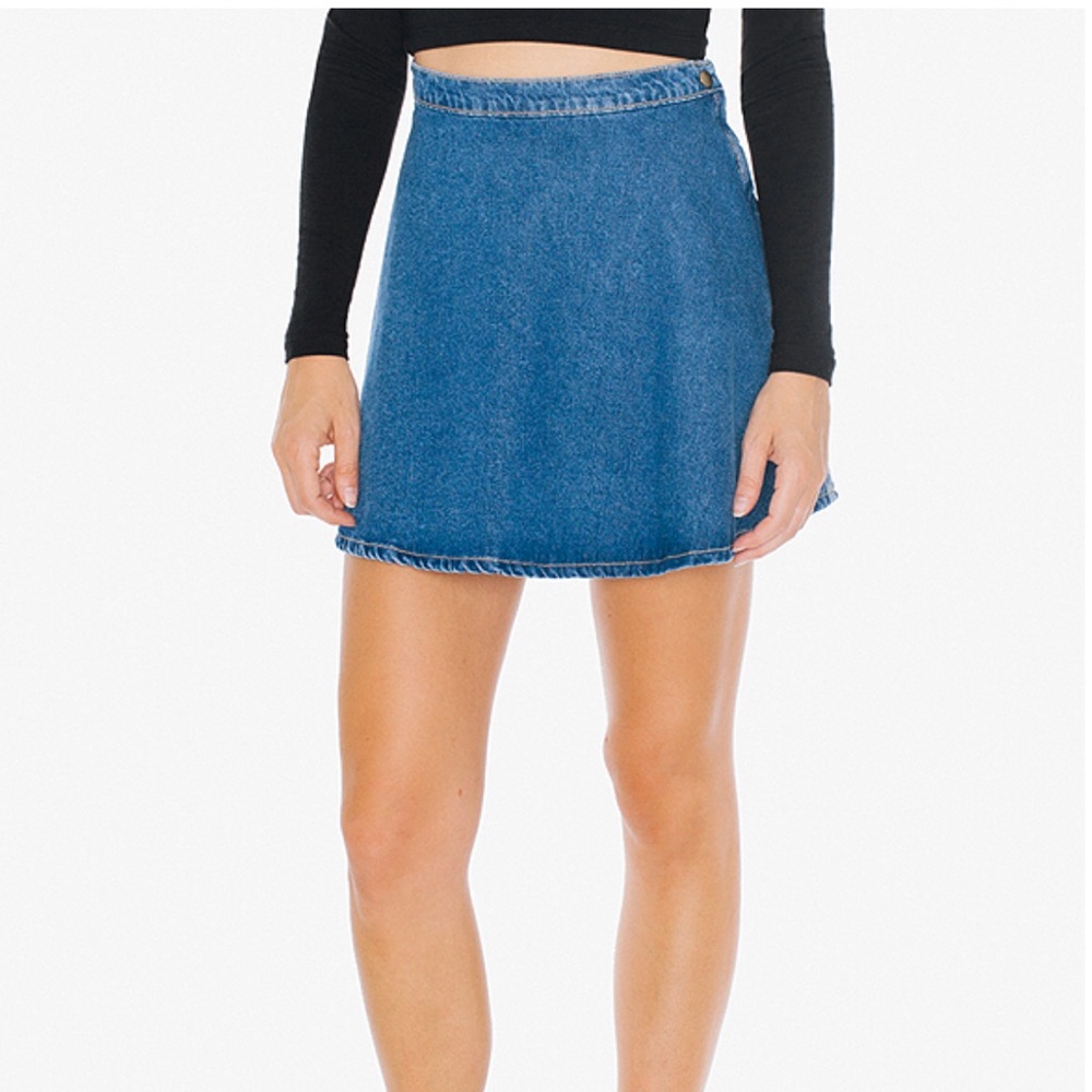 Denim Circle Skirt